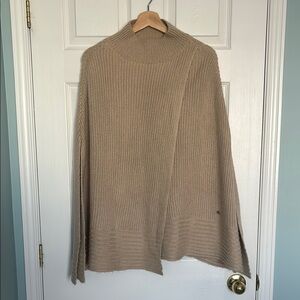 Ralph Lauren ribbed poncho sweater